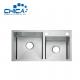 Handmade House Kitchen Sinks Double Bowl SUS304 Stainless Steel Kitchen Sinks For House