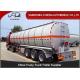 42000 L fuel tanker semi truck trailer for diesel oil delivery with insulating layer