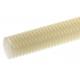 High Temperature Polished 99% Alumina Ceramic Rod With Thread Machinable
