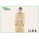 35g/m2 Flexible Elastic Wrist Disposable SMS Isolation Gown