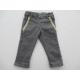 Cotton French Terry Baby Boy Grey Pants Pocket Fake Crotch