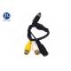 Watertight BNC Rear View Camera Cable With PVC Insulation