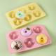 Birthday Dessert Silicone Cake Mould Durable Waterproof Multicolor