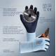 CE EN388 Non Slip Power Grip Industrial Latex Palm Coated Gloves Blue