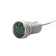 New Design mini round led indicator ammeter light/lamp with digital led display