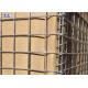 Sand Defence Wall Military Hesco Barriers , Galvanized Welded Wire Mesh Box