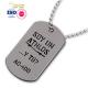 Double Sided Pendant Dog Tag Sublimation Blank Print Pet Necklace