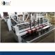 Full Automatic Operate Corrugated Box Gluing Machine HMI And Good PLC Control