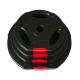 Black Red Cement Coated Weight Plate Set 2.5kg 5kg 7.5kg