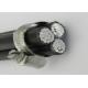 HV Copper / Aluminum Aerial Bundle Conductor Cable 6.35/11KV 3x95mm2 3X185mm2