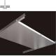 600mm X 600mm Aluminum Metal Ceiling Lay On Ceiling System Sharp Edge