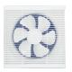 Wall Mounted Shutter AC Bathroom Battery Operated Exhaust Fans White
