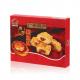 Red Color Printing Cardboard Material Square Shape Paperboard Box Packaging for Cake Food