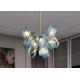 Luxury Hanging Fixture Firework Pendant Lights Led Lighting Modern Flower Glass Chandeliers And Lamps