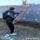 Spin Brush for Cleaning LED Screens on Photovoltaic Farms Cold Water Cleaning Process
