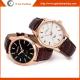 053A Rose Gold Case Sports Watches Stainless Steel Quartz Watch Unisex Leather Watch Hot
