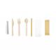 Disposable Bamboo Cutlery Biodegradable Cutlery Set With Napkin And Toothpick