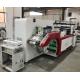 LCMQ-370 Full rotary semi intermittent die cutting machine with slitting 1 color print sheet cutting collection table