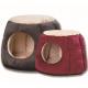 Warm Sleeping Felt Cat Cave Bed Nest Kitty Shape Puppy House