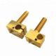 Rapid Prototype Brass CNC Turned Parts Customized Design ± 0.01mm Tolerance