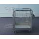 Strong Logistics Cage Trolley / Heavy Duty Shopping Cart 300kg Load Capacity