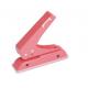 6mm Hole 22 Sheets Paper Avaliable Pink Color Metal One Hole Paper Punch