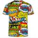 Summer Short Sublimation On Colored Shirts , All Over Sublimation Shirts