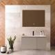 SONSILL Modern Wood Vanity Nano Rock Solid Wood Bathroom Vanity