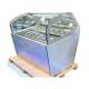 R404a Commercial Ice Cream Display Freezer With 16PCS 5 Liter Pans
