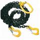 Customized Lifting Chain Slings , G80 Two Leg Chain Sling For Lifting And