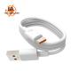 Type C USB Cable 6A 1m 2m 3m Customized Logo White Pvc Material Four Core Data Cable