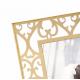 Desktop Stand Personalised Glass Picture Frames Contemporary Gold Design