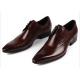 OEM Custom Classic Men Brogue Shoes Black / Brown Coffee Carved Floral Oxford Shoes