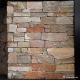 Natural stone Gold Brown Slate Meshed Back Wallstone Stacked Ledge Panel