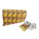 80mic PE Heat Seal Aluminum Foil Roll Film 0.08mm Thickness sauce packing