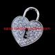 Heart-shaped Cute Metal Jewelry USB Flash Drive