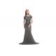 Women ' S Mermaid Elegant Long Sleeve Evening Dresses Lace V - Neck Dress For Party Gowns