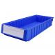 Convenient Solid Box Style Eco-friendly PP Stack Bin Tools Storage Shelf with Divider