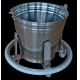CE Approved Stainless Steel Waste Buck Anti Rust For Hospital Supplies