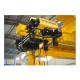 Yellow Electric Wire Rope Hoist European Design With Choosable Lifting Speed