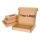 Custom Logo Printing Packaging Box Kraft Paper Recycled Mailing Boxes