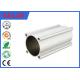 Industrial High Strength Aluminum Tubing , 15 Micron Silver Anodized Aluminium Cylinder Tube
