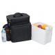 Two Compartments Insulated Food Cooler Bags With Removable Leak Proof Plastic Hardliner Bucket
