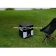 EATCAMP Outdoor Cooking Station With 9.2 Kgs coated steel Suitcase In Trunk  For Picnic