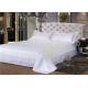 Hotel Bedding Set 100% Cotton And 60S 300TC With Satin White Fashion Style