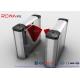 304 Stainless Steel Heavy Duty Automatic Flap Barrier Turnstile For Entrance & Exit Control System