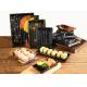 Plastic Disposable Sushi Trays Takeaway Food Boxes With Printing