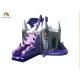 Customized Purple Dragon Inflatable Jumping Castle With Slide For Kids