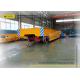 Yellow Electric Rail Transfer Trolley For Steel Mill Transport , Load Capacity Of 60 T