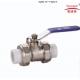yomtey brass PP-R ball valve  with  double union
